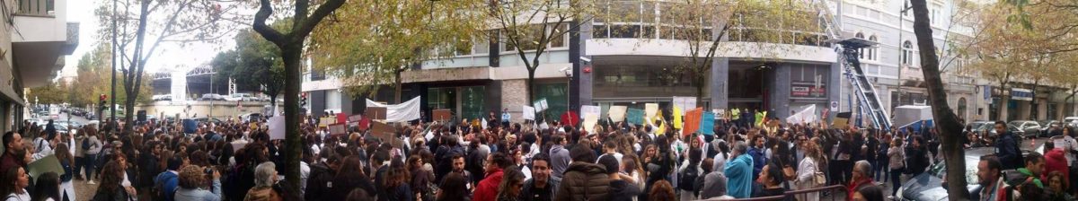 Centenas de Técnicos Superiores de Diagnóstico e Terapêutica mostram a sua revolta frente ao Ministério da Saúde