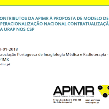 Contributos da APIMR à proposta de modelo de operacionalização nacional contratualização da URAP nos CSP