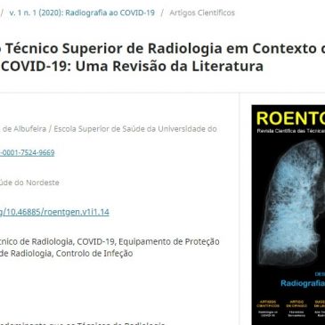APIMR publica artigo na Revista Roentgen sobre Covid-19