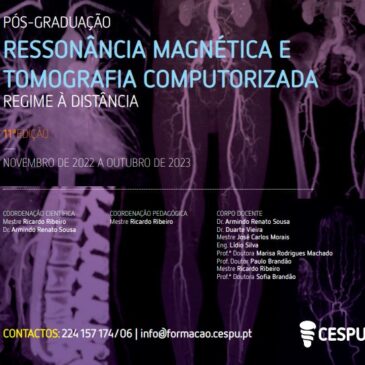 Pós-Graduação em Ressonância Magnética e Tomografia Computorizada – 11ª Edição (Regime E-Learning)