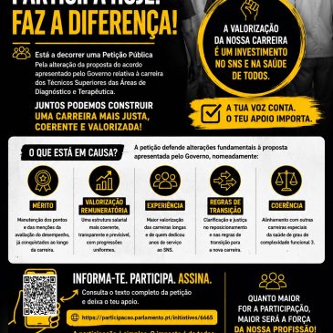 Petição Pública pela valorização dos TSDT